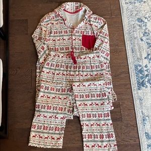Burts Bees Adult Christmas PJ Set